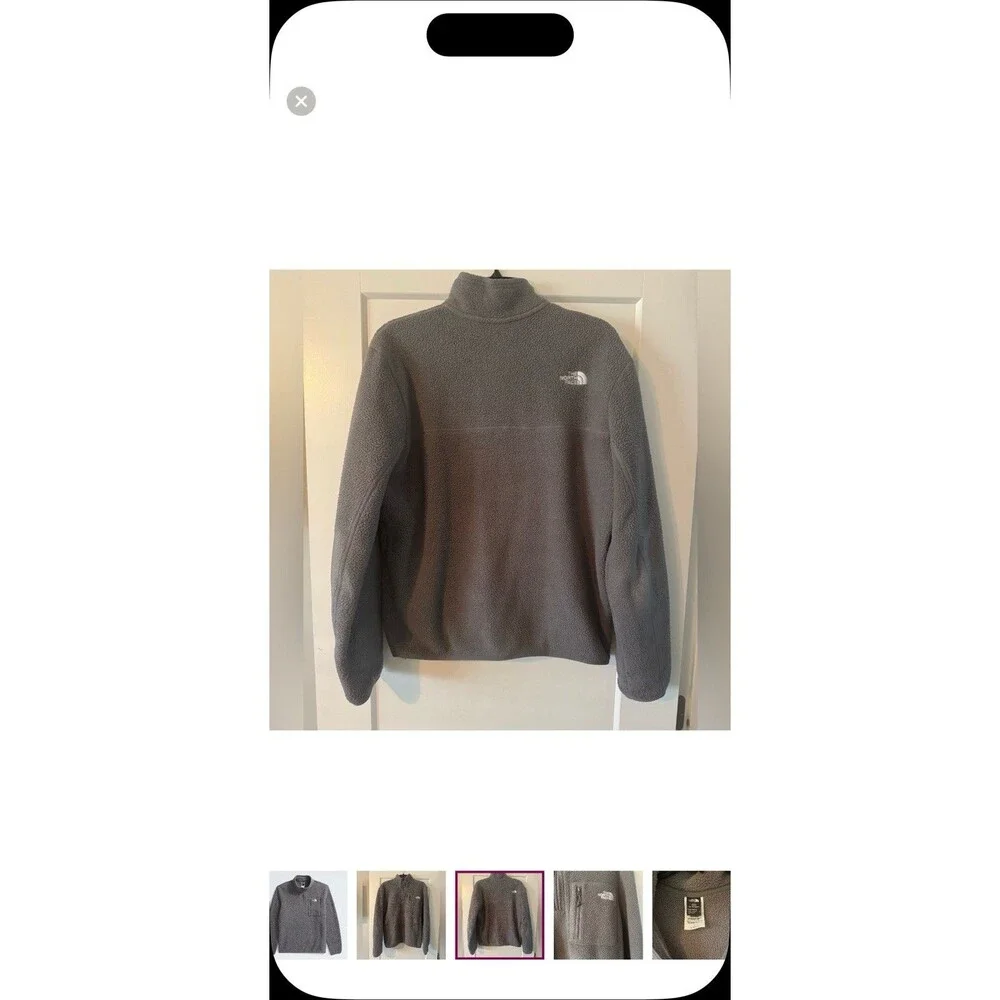 The North Face Yumiori Fleece 1/4 Zip Pullover Mens Small Lightweight Jacket